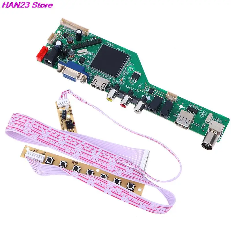 LCD TV ̺ , TV Ʈѷ ̹ ,  ȣ DVB-T2, DVB-T LCD TV ,  Ϸ ŰƮ, RR52C.03A, 1 Ʈ