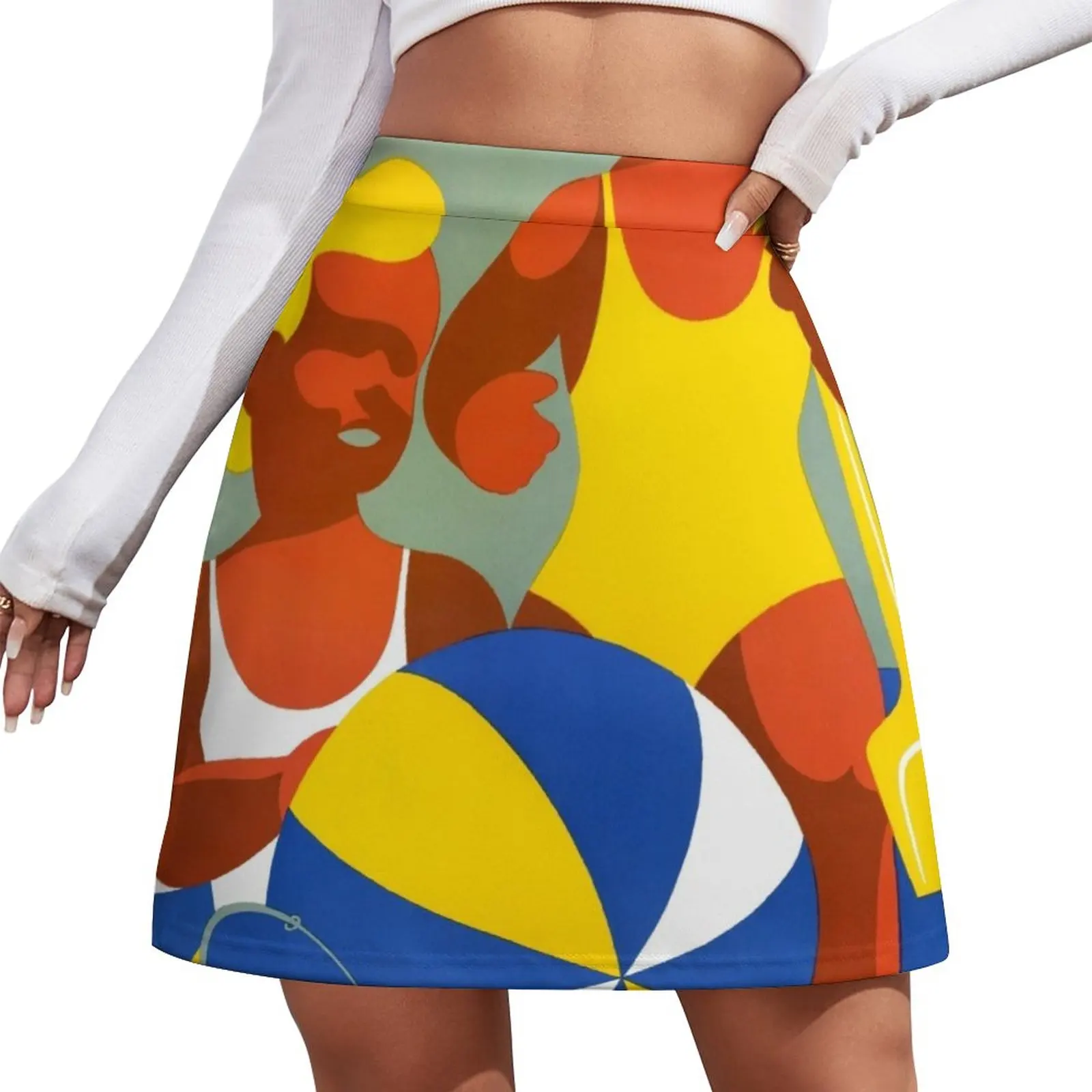 

Crailoo Netherlands Vintage Travel Poster Restored Mini Skirt women's summer dress 2023