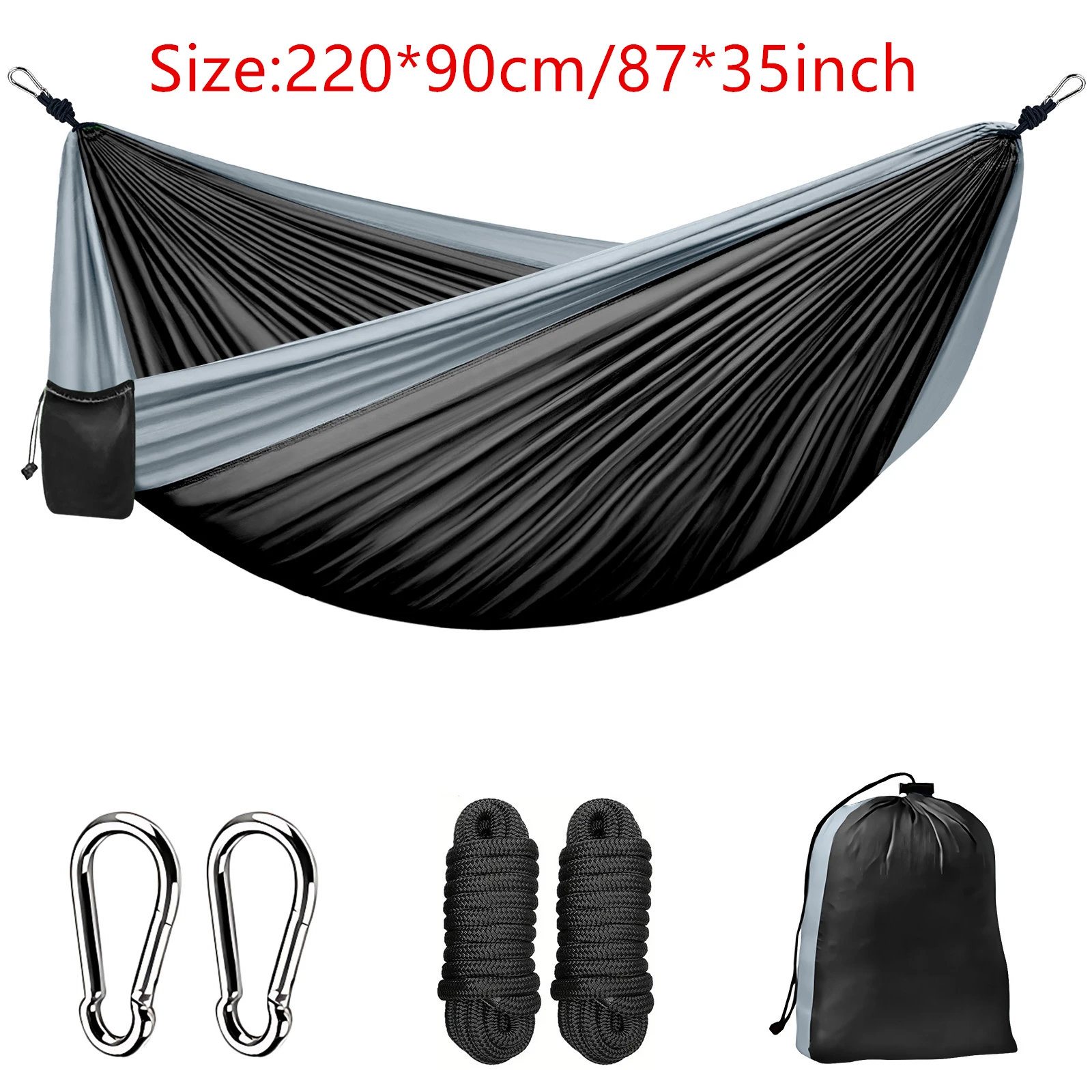 Camping Hammock(220*90 cm / 87*35 inch), MINI Hammock, Portable Hammocks for Outdoor, Backpack, Patio, Hiking for Single Person