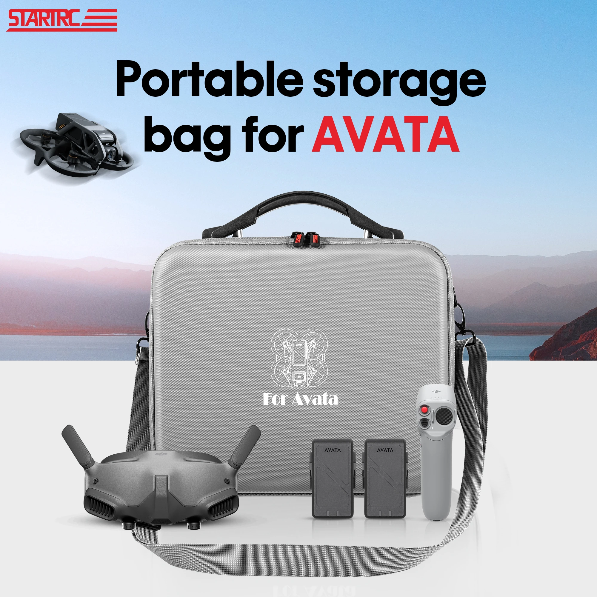 

Portable storage bag For DJI Avata portable messenger bag storage bag integrated Goggles2 glasses handbag messenger storage bag