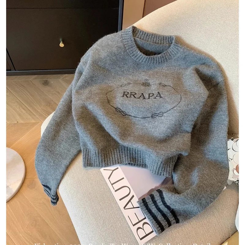 Maglione Pasqua Bambina Con Ricamo Coniglio - 100% Acrilico Manica Lunga - Foto 12