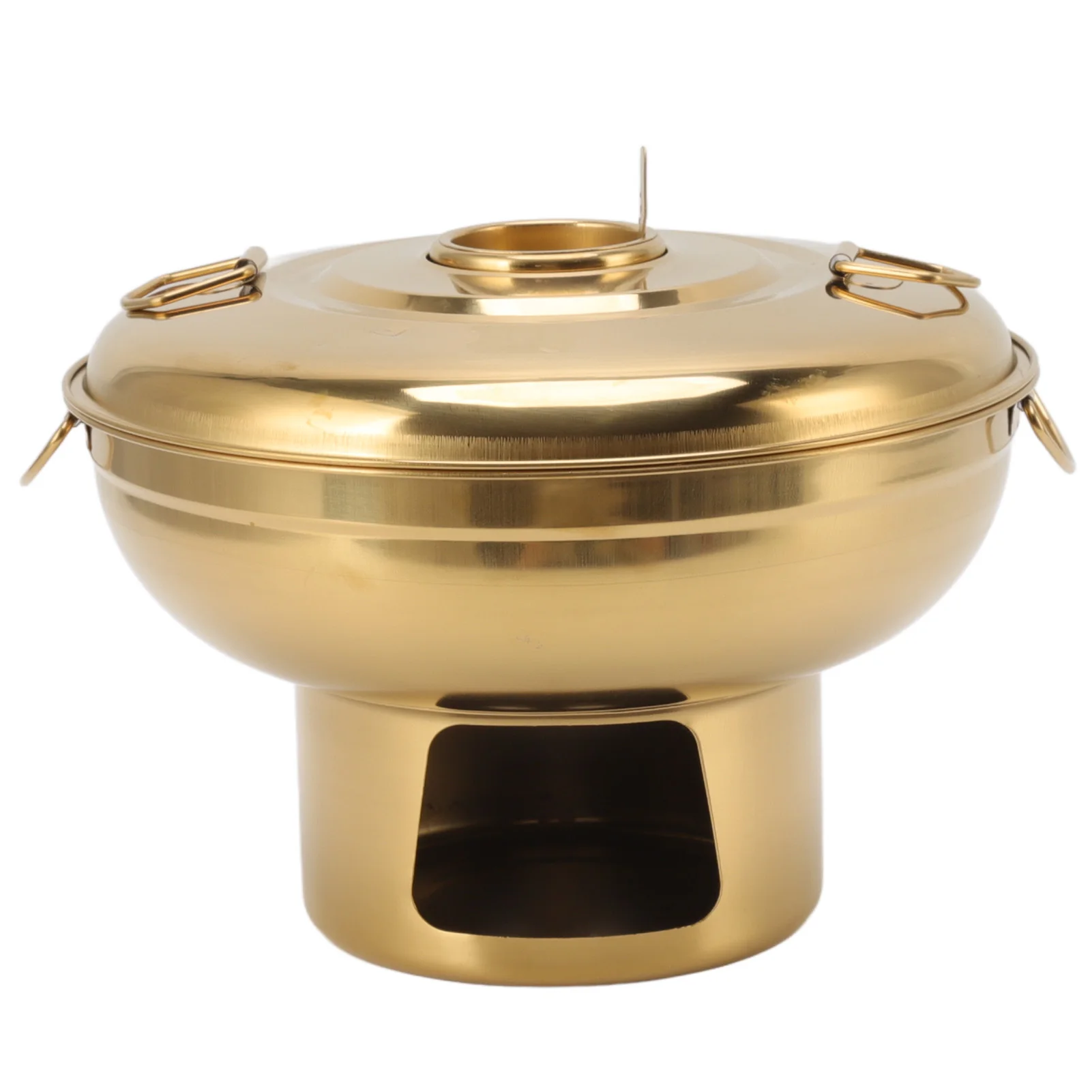 Pentola Calda A Carbone In Acciaio Inox - Per Fondue E Cene In Famiglia - Foto 8