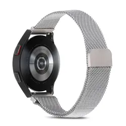 Elegant Milanese Loop Stainless Steel Watch Strap - 20mm/22mm for 22mm watch band (Silver)