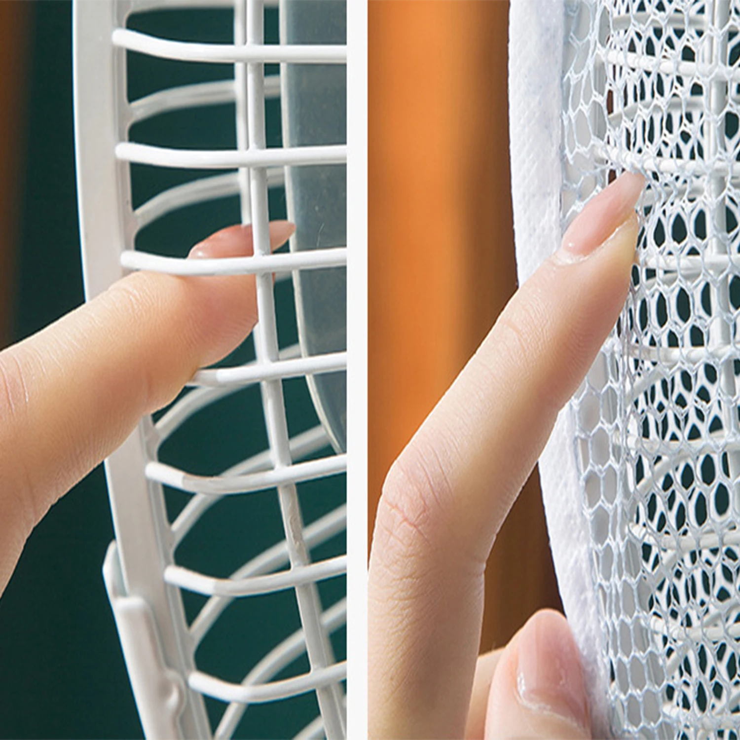 Kids Safety Round Eletric Fan Cover Anti-pinching Finger Protector Dust Cover Dustproof Stand Fan Universal Net Bag