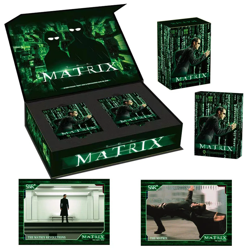 

Movie The Matrix Original Peripheral Collection Cards Booster Box Neo Character TCG Game Playing Card Toy Children Birthday Gift