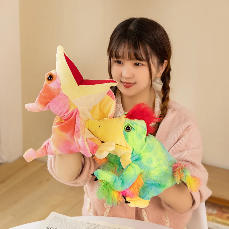 Kawaii Plush Finger Puppets - Educational Stuffed Animal Toys for Kids