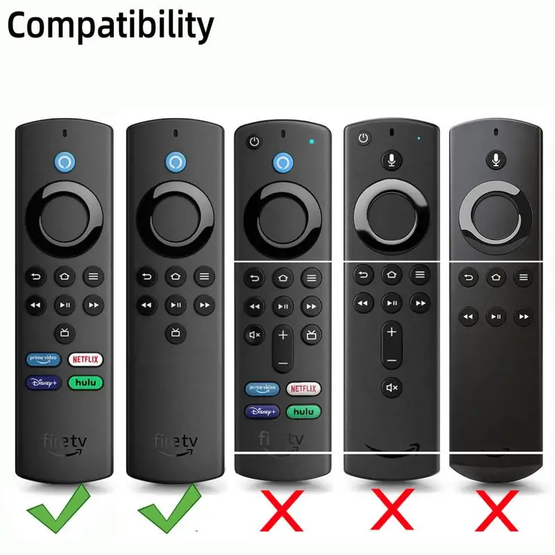 Silicone Remote Cover Remote Control Silicone Protective Case For Fire TV Stick Lite Shockproof Remote Control Replacement Cover