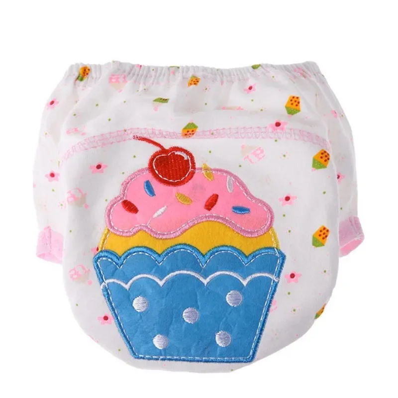 5Pcs Baby Training Pants Cotton Reusable Diapers Waterproof Cloth Nappies Washable Learning 10-14KG
