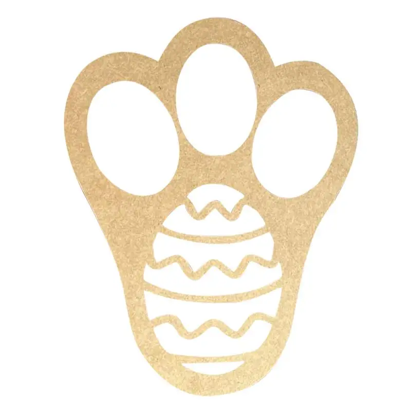 

Easter Bunny Footprint Stencil Animal Tracks Template For Paint Birch Plywood Rabbit Tracks Template For Decorating Floor Stair