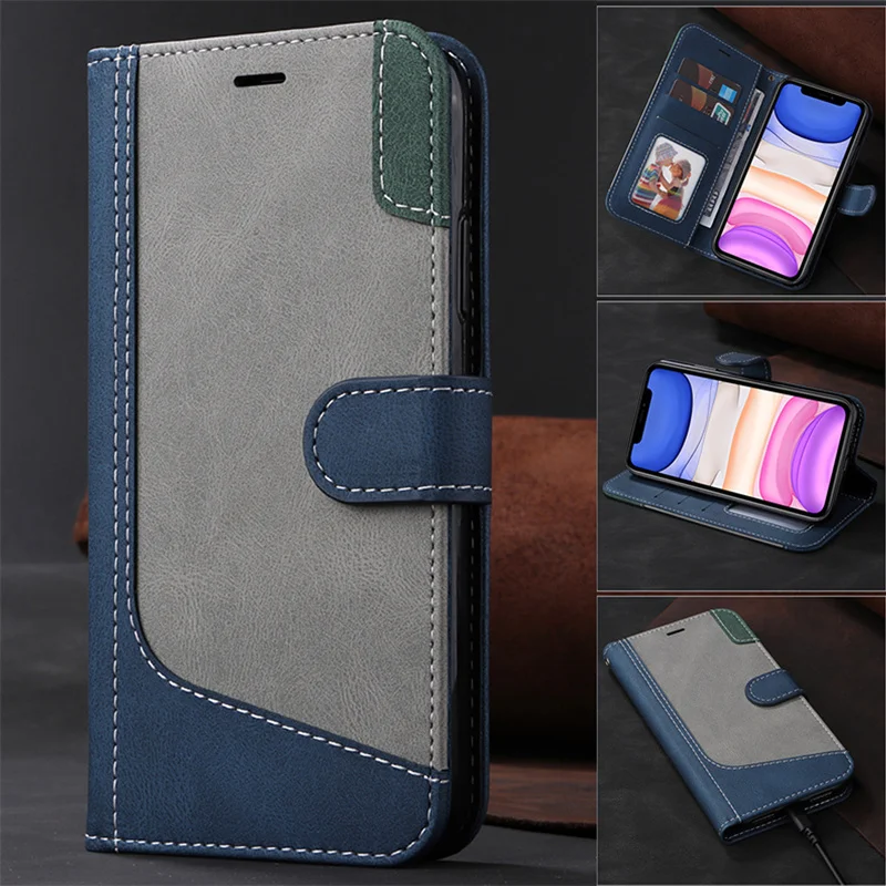 

Redmi Note 11 Pro Case Book Stand Wallet Leather Capa For Xiaomi Redmi 10C 10A Note 11S 10S 9S 8T Pro 9T 9C 9A 8A Magnetic Cover