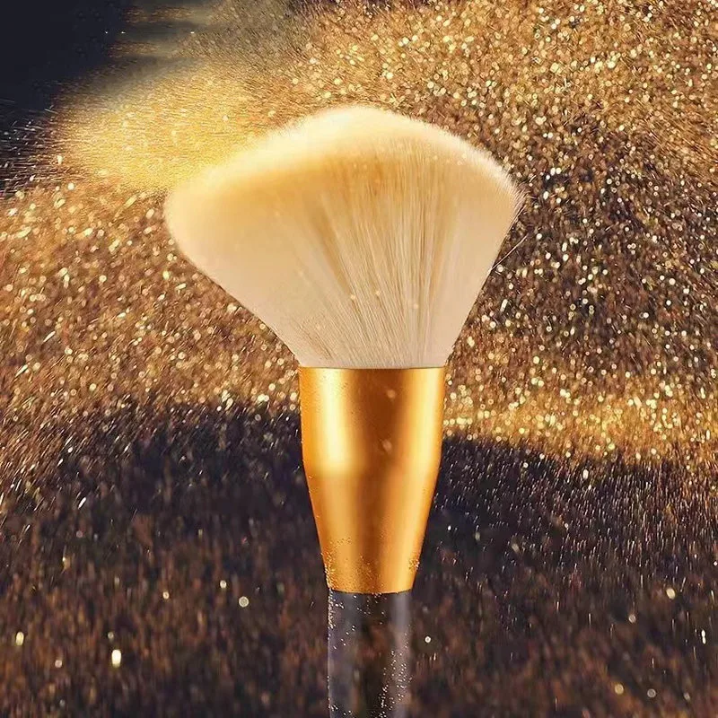Soft loose powder brush blush brush high quality fiber hair evenly