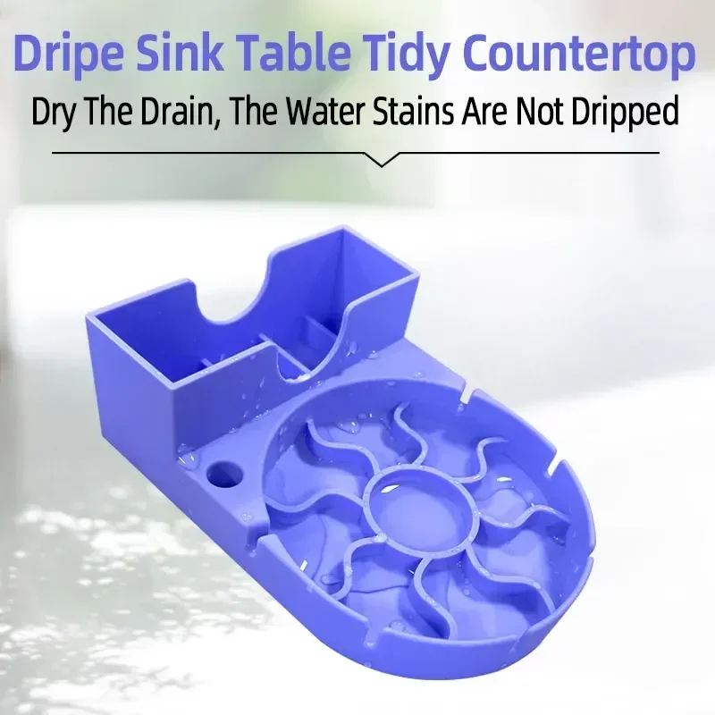 Silicone Drain Rack Water Mug Draining Drying Organizer Drain Holder Stand for Stanley Cup 30/40oz Useful Home Kitchen Supply