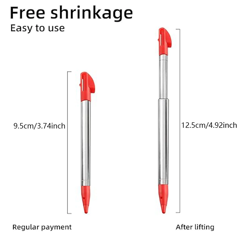 3DS XL Metal Stylus Pen Retractable Replacement Stylus Compatible Nintendo 3DS XL 4in1 Combo Touch Pen Multi Color 1 Pc stylus pen touch pen