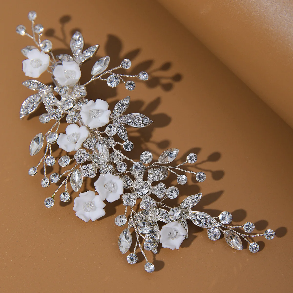 EVER FAITH Elegant Rhinestone Crystal Brooch Pin - Vintage Marquise Clip For Women, Gift Boxed