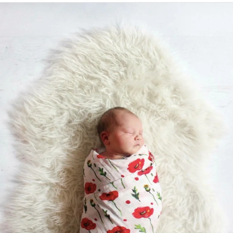 Baby Blanket Newborn Muslin 100% Cotton Baby Blanket Swaddle Wrap Receiving Blanket Bath Towel 120x120cm Bedding Muslin Swaddle - 4