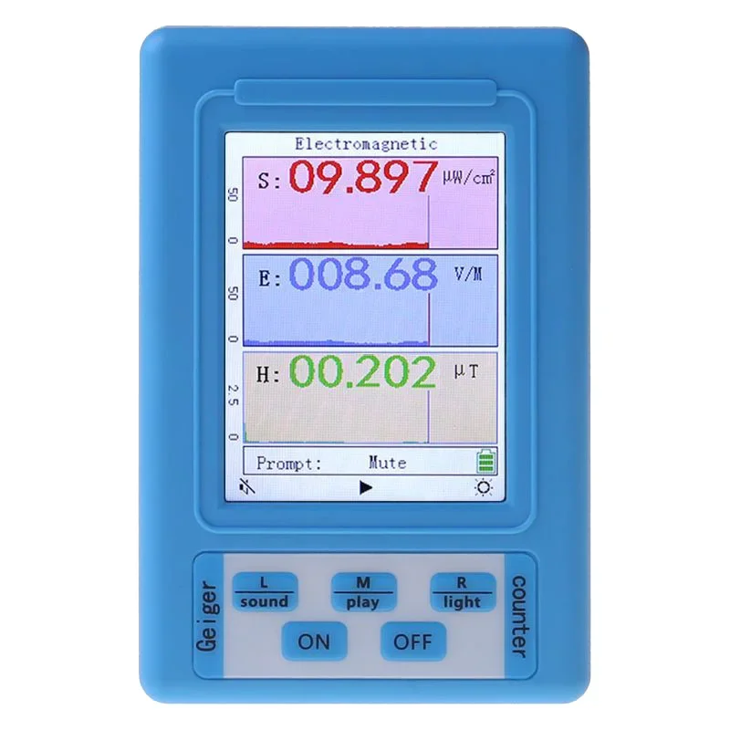 BR-9A Radiation detector emf meter tester EMF portable electromagnetic radiation detector EMF meter radiation dosimeter monitor tester high accuracy XR-2 XR-2Pro