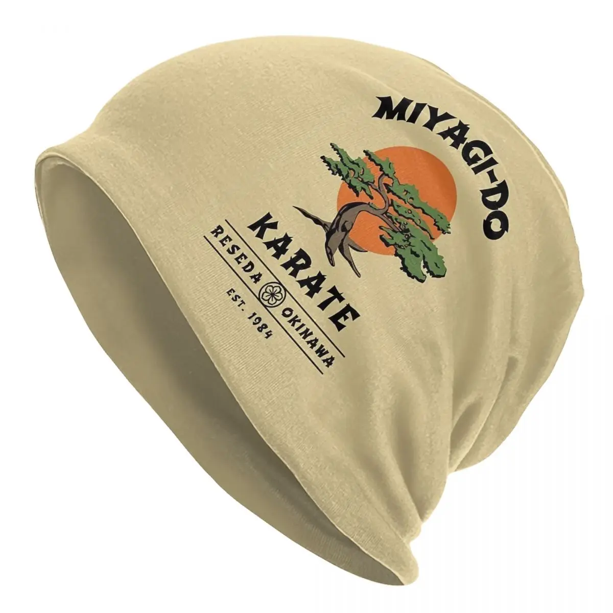 

Judo Dojo 80s Movie Karate Kid Bonnet Hat Casual Outdoor Skullies Beanies Hat Miyagi-Do for Men Women Warm Dual-use Caps