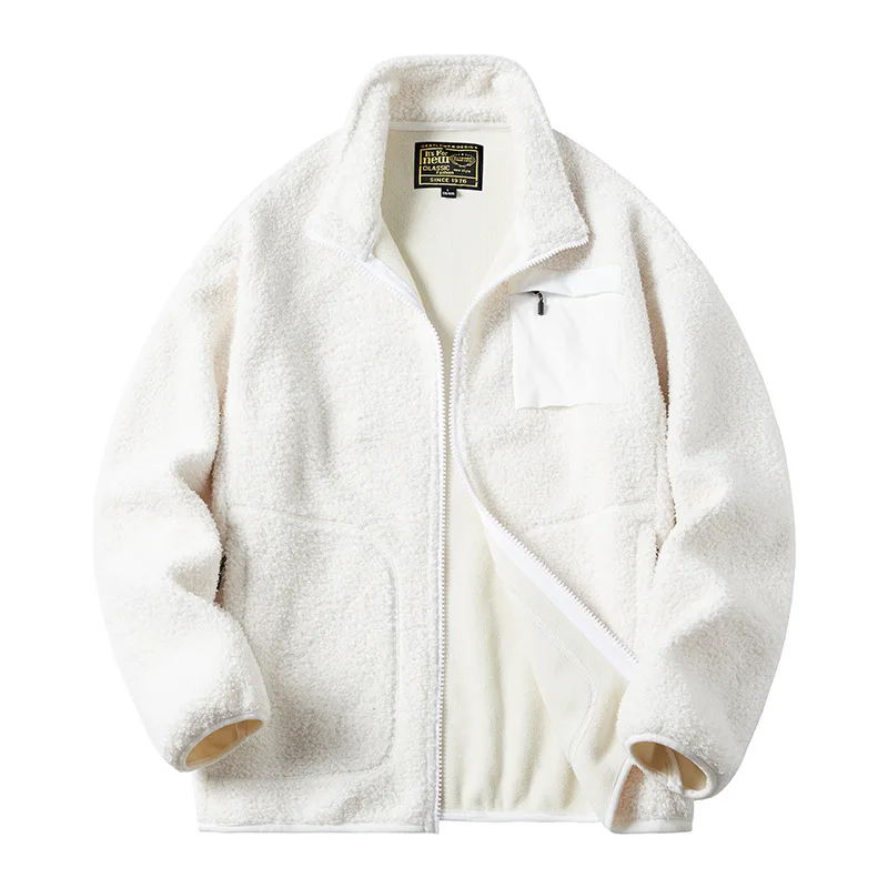 New Style Men's Lambswool Thickened Jacket