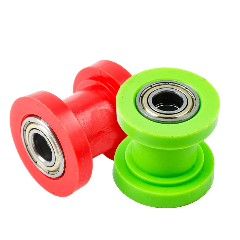 8/10mm Drive Chain Roller Pulley Wheel Slider Tensioner Wheel Guide For Enduro Motocross Motorcycle PIT Dirt Bike ATV CRF CR XR