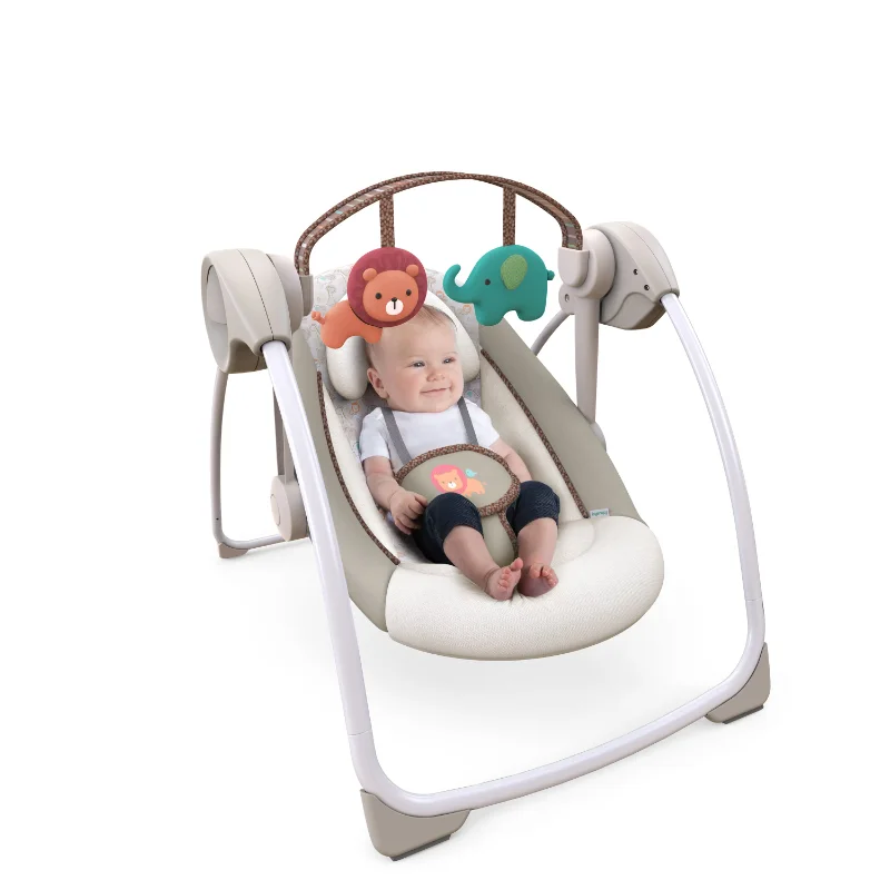 

Soothe Delight 6-Speed Portable Baby Swing with Music Children Chairs with Plush Fabrics and Gentle Music