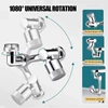 Rotatable Multifunctional Extension Faucet Aerator 1080 Degree Swivel Robotic Arm Water Filter Sink Water Tap Bubbler Sink Fit 6