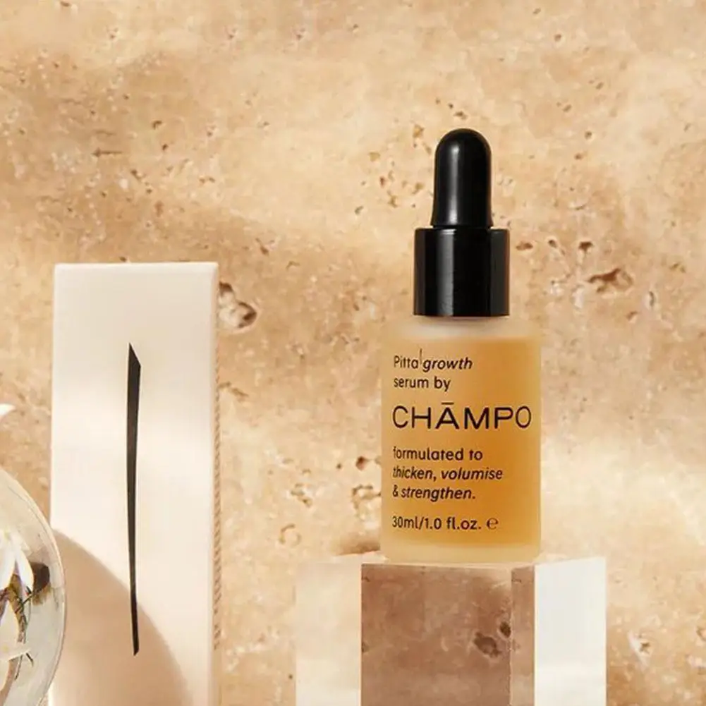 CHĂMPO Siero per la crescita e l'infoltimento dei capelli, Essenza volumizzante e rinforzante anticaduta, Nutriente in profondità, Idratante e Lisciante - immagine 5