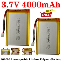 606090 3.7V 4000mAh Rechargeable Lithium Polymer Lipo Battery for Powerbank Power Bank MP4 PSP PAD Mavigator Robot Tablet Laptop