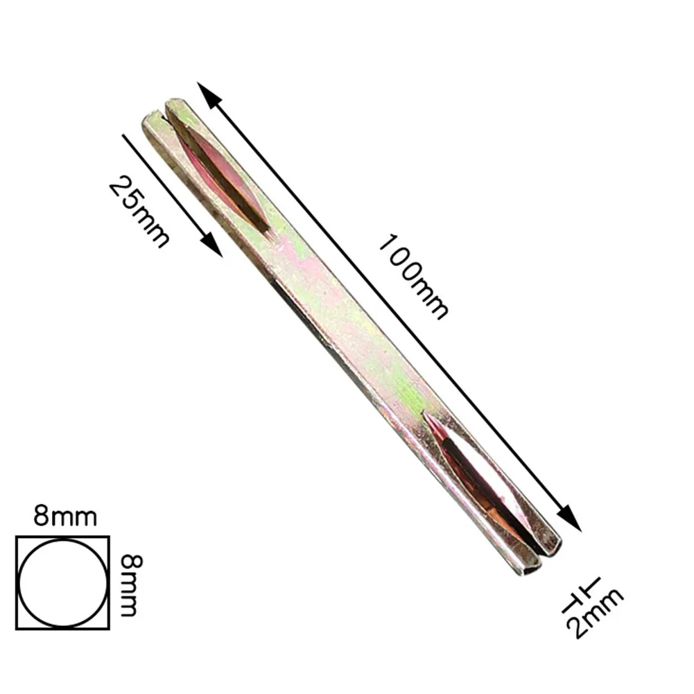 85-130mm Square Spindle 8mm Galvanised Door Window Handle Iron Square Pin For Window Door Handle Lever Knob Pin