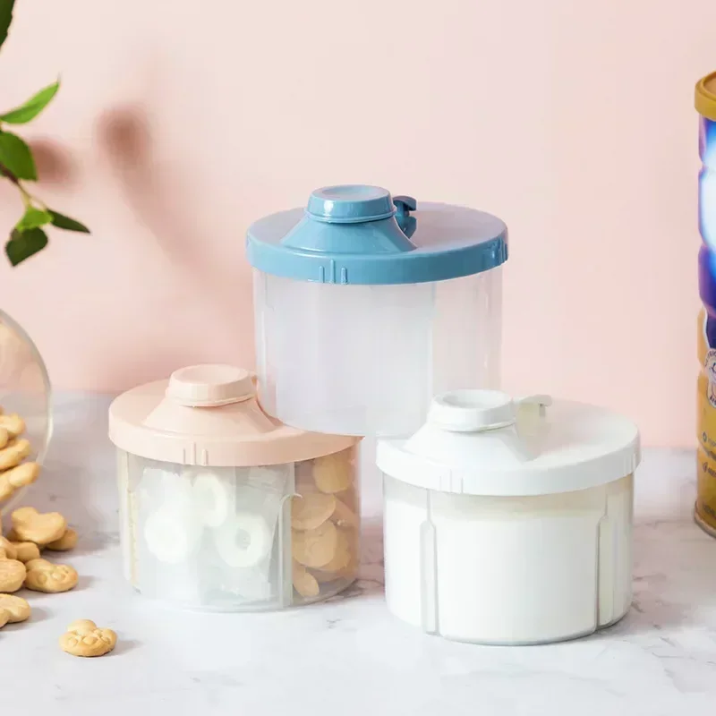 4 Grid Portable Baby Food Storage Box Milk Powder