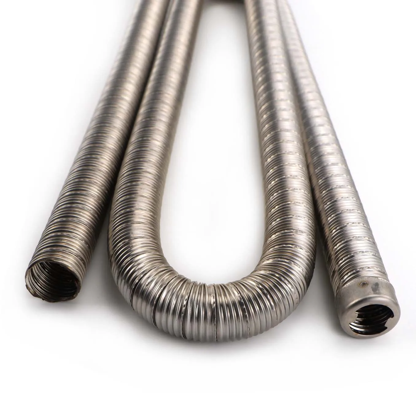60cm to 300cm 24mm Double Layer Exhaust Pipe Air Diesel Parking Heater Stainless Steel Tube Gas Vent Hose For Car Caravan Camper