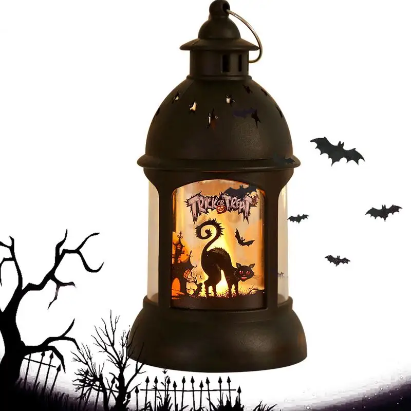 

Halloween Lamp Lights Mini Decorative Led Spooky Lanterns Halloween Lantern Decor Spooky Skeleton Lights Lanterns Vintage