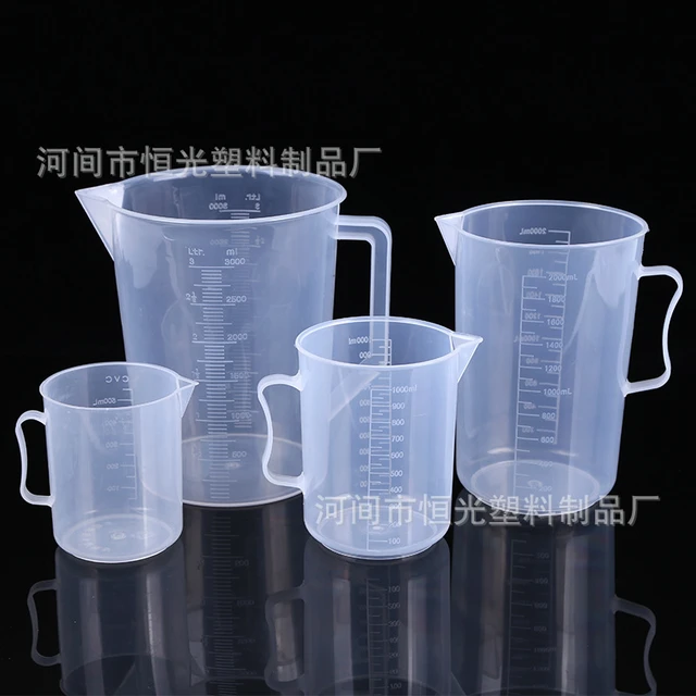 1000ml Measuring Cup Graduated Plastic Beaker  Plastic Measuring Cup  Laboratory - Beaker - Aliexpress