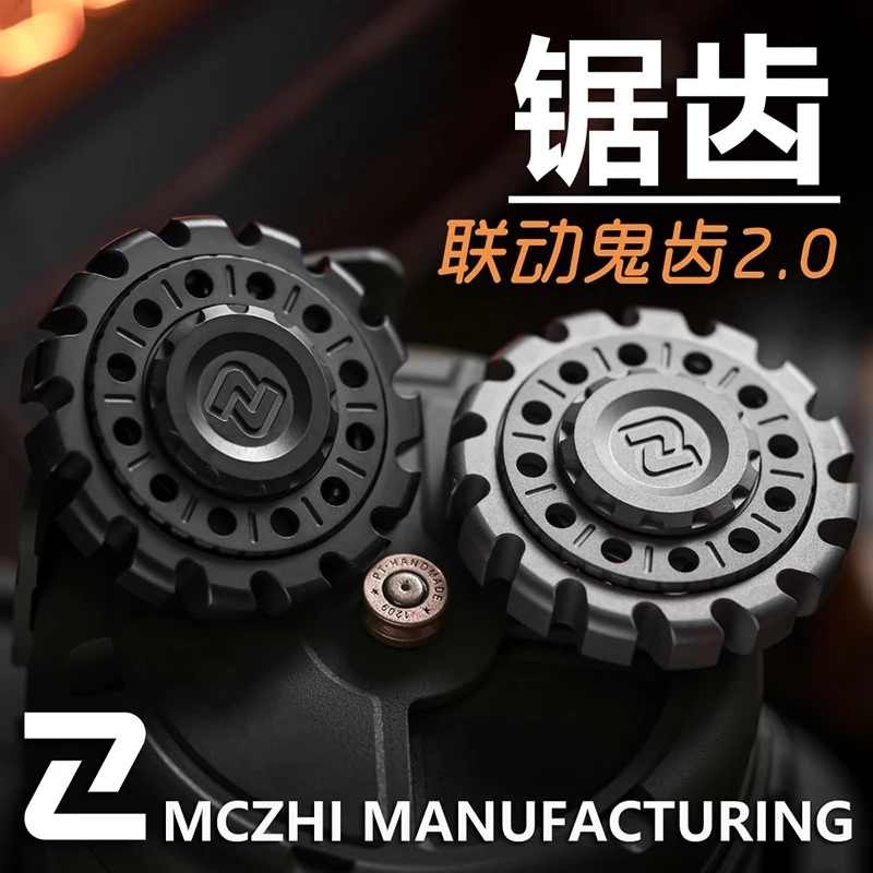 

EDC Titanium Alloy Marching Gyro Fidget Spinner Hand Finger Metal Titanium Toys Assembly Stress Handspinner Outdoor Tool