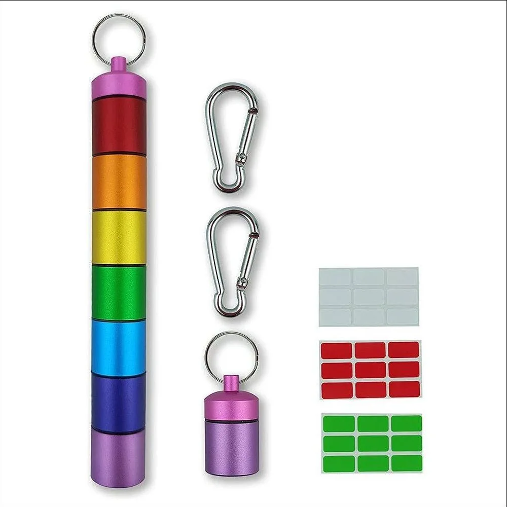 

Aluminum alloy airtight anti-bin detachable color waterproof medicine box waterproof outdoor survival tank