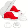 Hat Washer Portable Hat Washing Cage Holder Frame for Flat and Curved Hats Washing Hat Rack Flat and Curved Hats Detachable 1