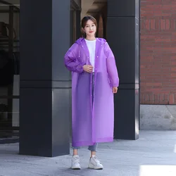 EVA Reusable Waterproof Outdoor Raincoat for Team Events, Concerts, and Travel (PURPLE)