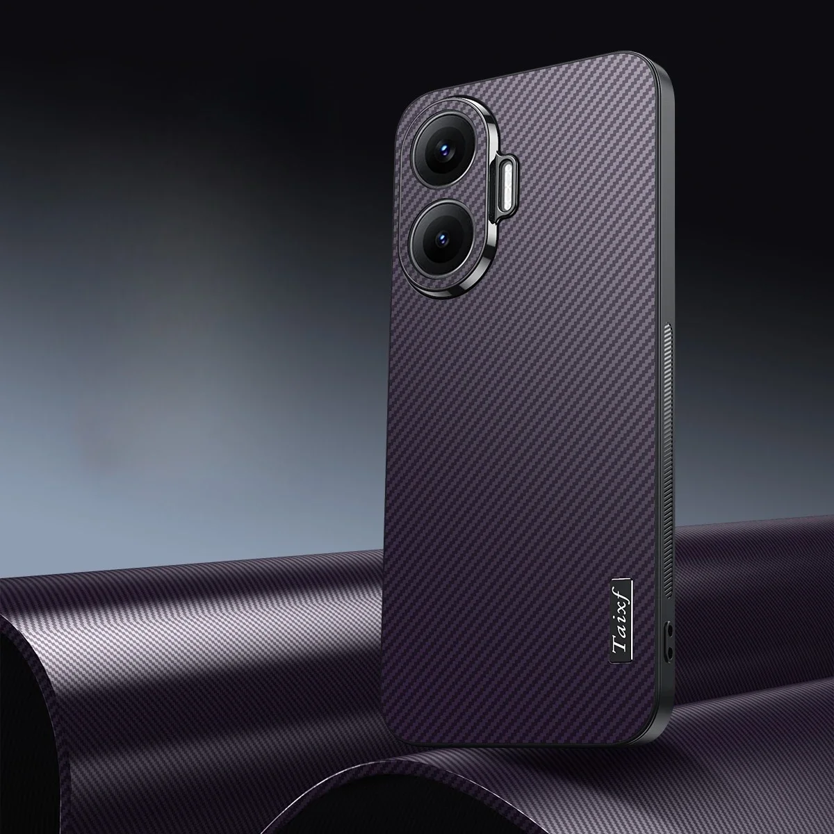 Carbon Fiber Pattern Shockproof Silicone Protection Case