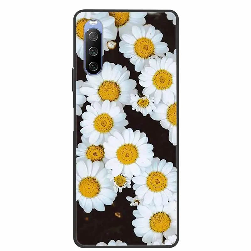 Flower Design Soft Silicone Back Cover Phone Case