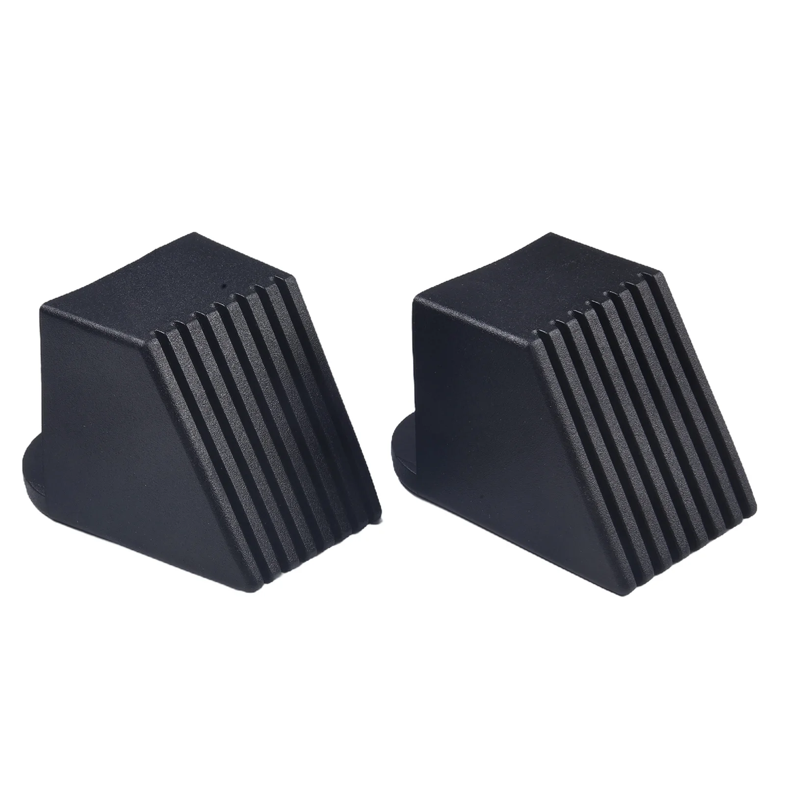 Fitness Equipment Rubber End Caps - Floor Protectors & Gym Accessories (Set of 2)