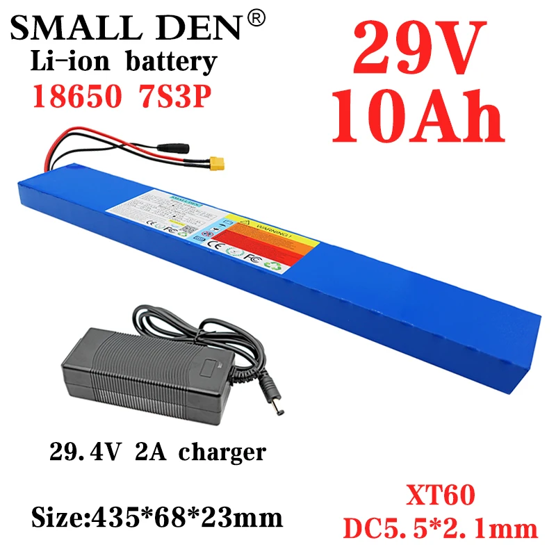 24v 10ah 7s3p 18650 Liion Rechargeable Battery Pack 29.4v 10000mah