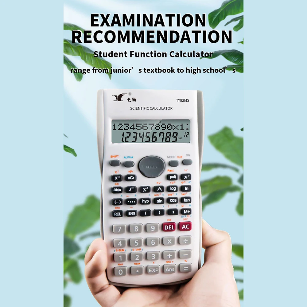 2 Lines LCD DisplayScientific Calculators Math Calculator with 240 Multi-Functional Calculator  Ideal for Teachers