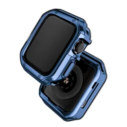 Premium TPU Bumper Cover & Screen Protector - 41mm - Series 9 8 7 (Blue)