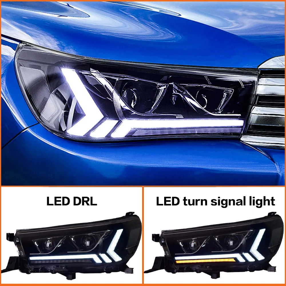 Headlights For Toyota Revo Hilux 20152020 Foco Led Head Lamp Drl Hilux