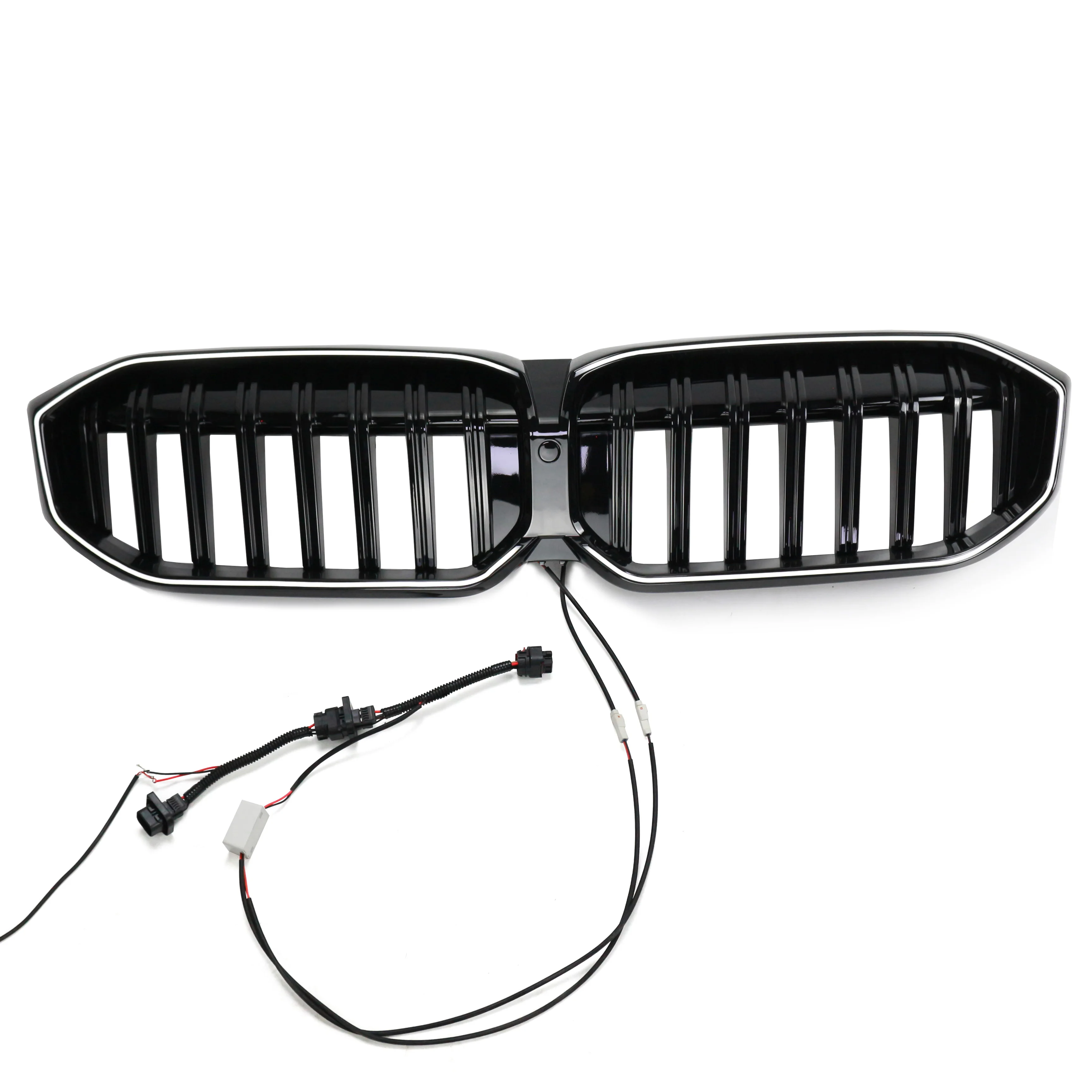 

Single Slat Front Grille Auto Body Parts LED Car Bumper Grill For BMW 3 Series G20 G28 2024