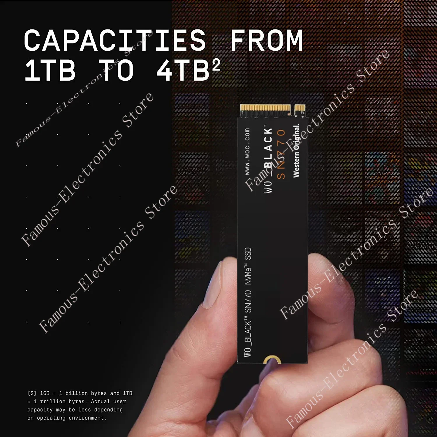 ӿ Ʈ ǻ ̴ PC ƮϿ   SN770, 2TB, 4TB, 8TB, WO  5150 MB/S NVMe M.2 SSD PCIe 4.0 2280 SSD