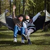 Outdoor Anti-Rollover Hammock, Sunshade and Mosquito Proof, Single and Double Camping Hammock with Mosquito Net 5