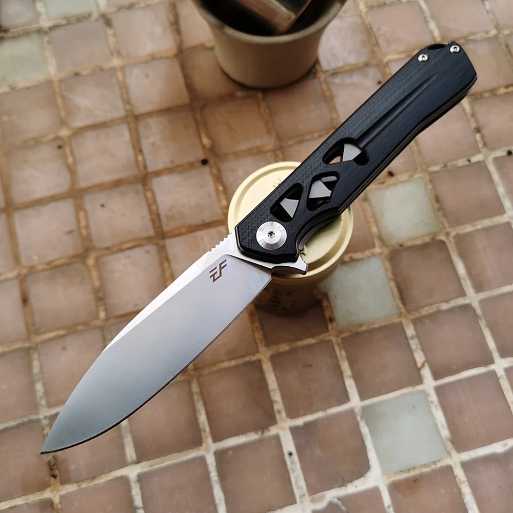 

Eafengrow NewLife D2 steel Blade ball bearing filpper G10 Folding Outdoor Survival EDC Tool camping hunting Kitchen pocket Knife