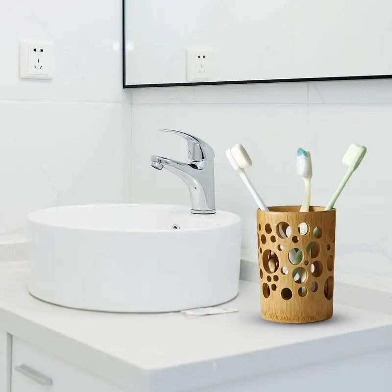 

Teeth brush Holder Stand Electric Hollow Toothbrush Organizer Bathroom Toothbrush Holder Spin Brushes And Toothpaste Storage