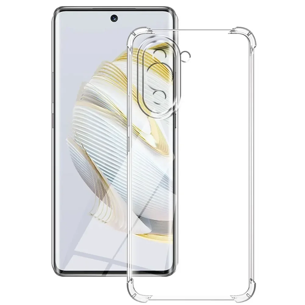 Clear Shockproof Silicone Soft Phone Case for Huawei Nova 10 Series