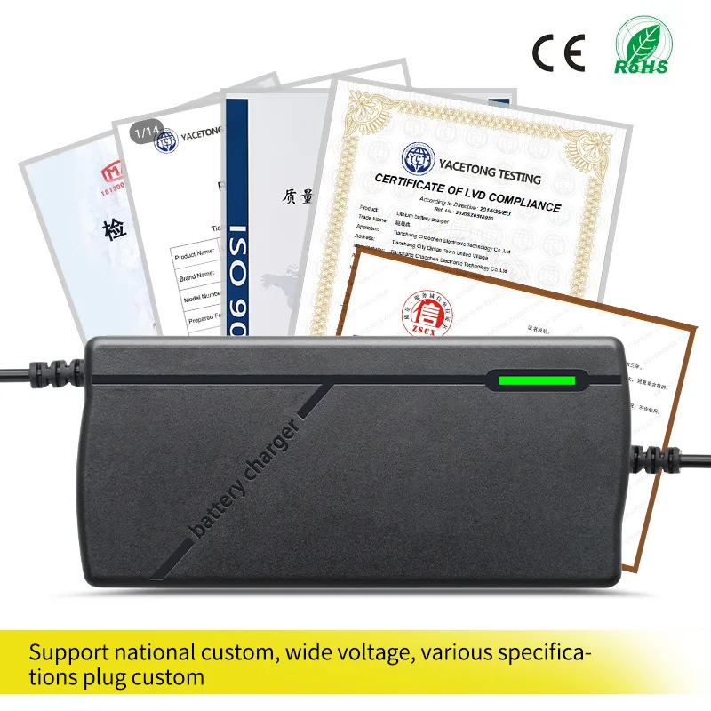 14.6 29.2V 5A 10A Lifepo4 Charger 12V 24V 4 8S 5 10A LiFePO4 High-quality 110-240V EU Charger For Lithium iron Phosphate Battery